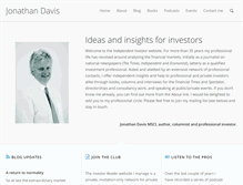 Tablet Screenshot of independent-investor.com